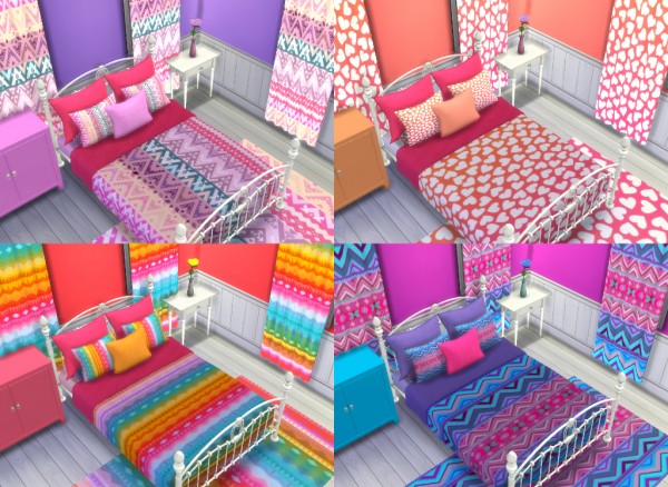  Sunshine & Roses Custom Content: Teen Bedding Collection