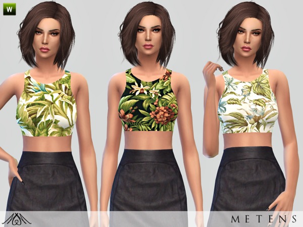  The Sims Resource: Filao   Tops by Metens