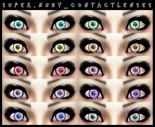  Decay Clown Sims: Super Nudy Contact Lenses