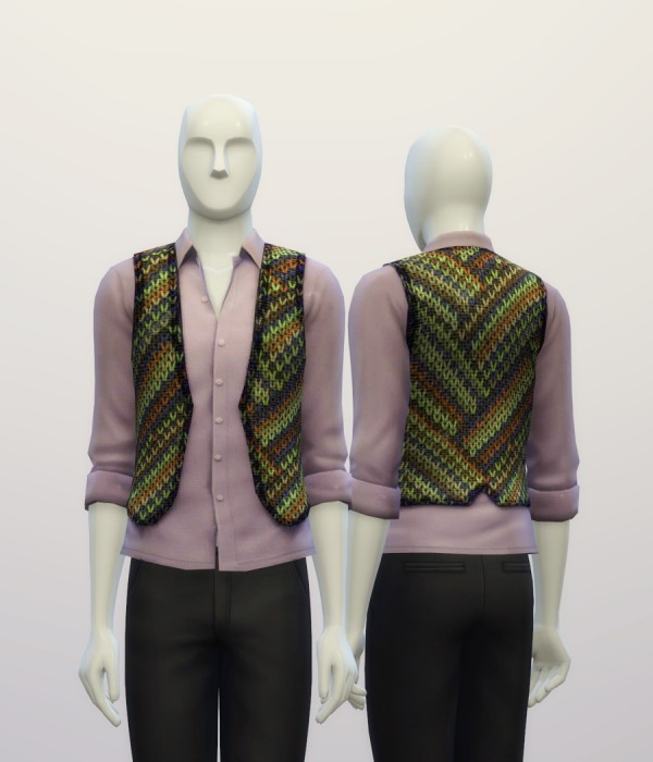  Rusty Nail: Kintted sweater pattern vest