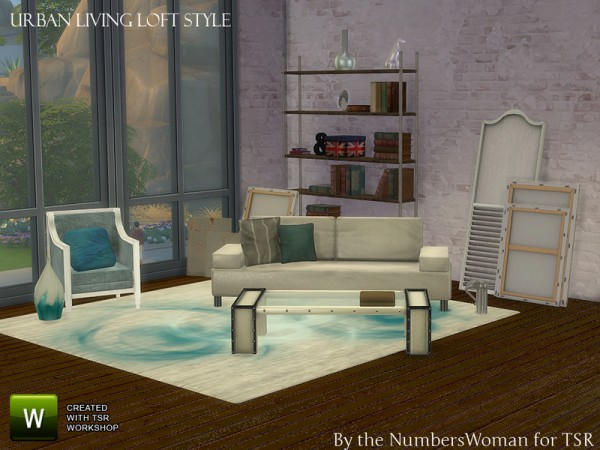  The Sims Resource: Urban Loft Living by TheNumbersWoman