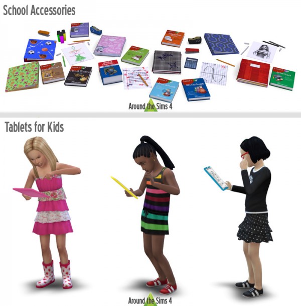  Around The Sims 4: School Accessories