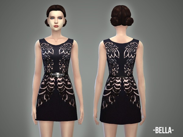  The Sims Resource: Bella   dress by April