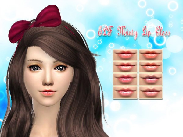  The Sims Resource: ELF Minty Lip Gloss by Sakura Phan
