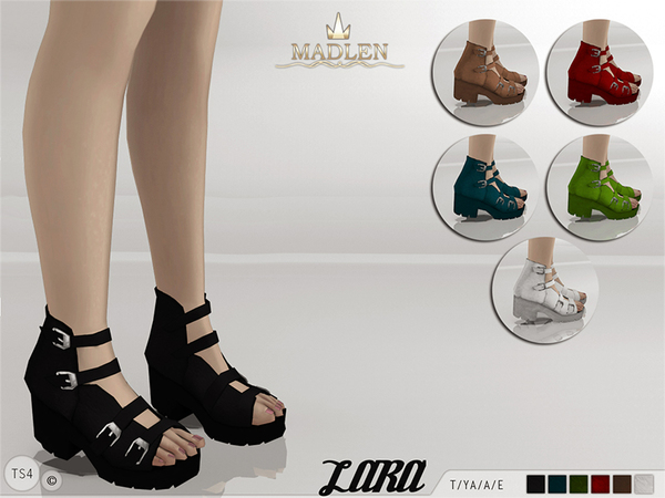 The Sims Resource: Madlen Lara Sandals by MJ95
