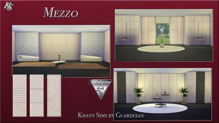  Khany Sims: MEZZO walls by Guardgian