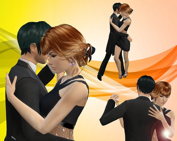  Sims Fans: Tango Posepack