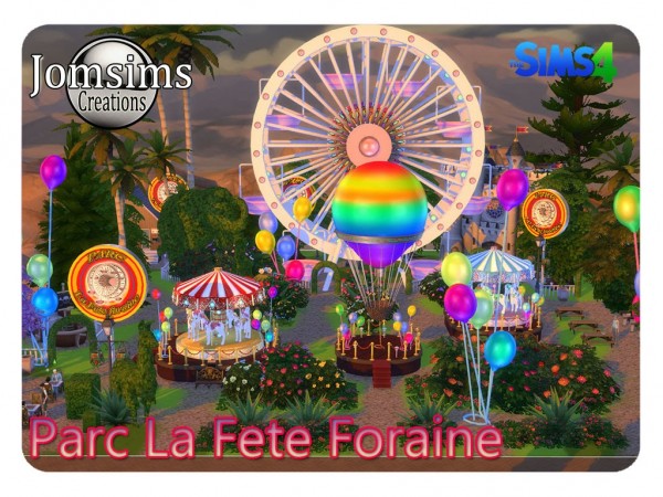  Jom Sims Creations: Decorative Parc La Fete Foraine