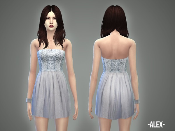  The Sims Resource: Alex   dress by April