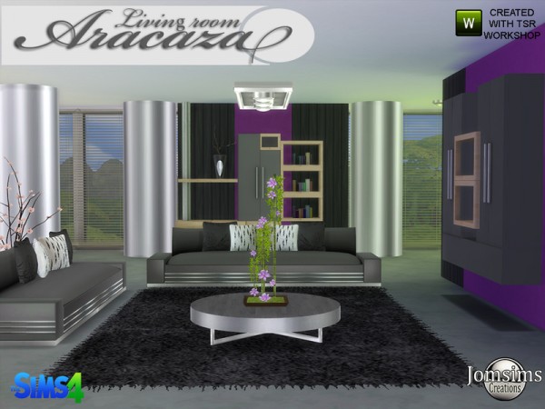  The Sims Resource: Aracaza livingroom