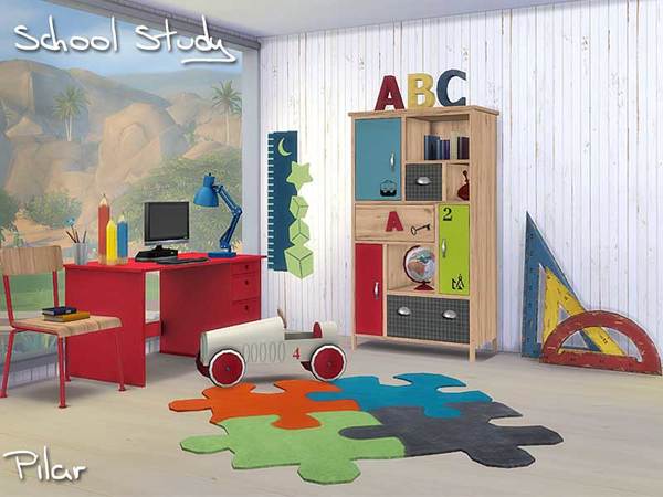  The Sims Resource: School Study by Pilar