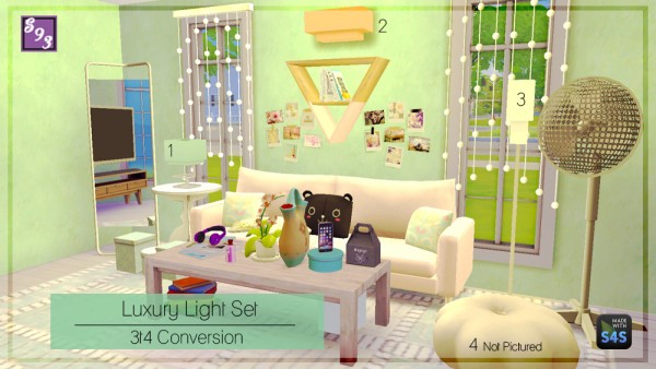  The Stories Sims Tell: Luxury Light Set