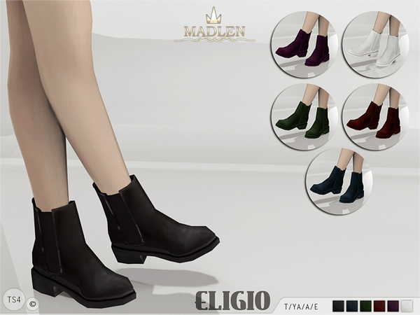  The Sims Resource: Madlen Eligio Boots by MJ95