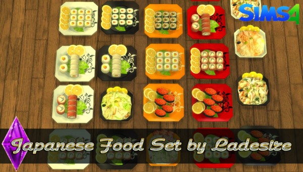  Ladesire Creative Corner: Japanese Food Set