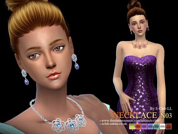  The Sims Resource: Necklace N03 by S Club