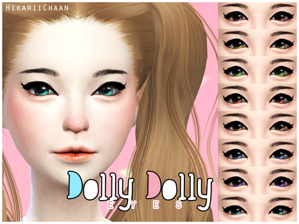  The Sims Resource: Dolly Dolly Eyes by HikariiChaan