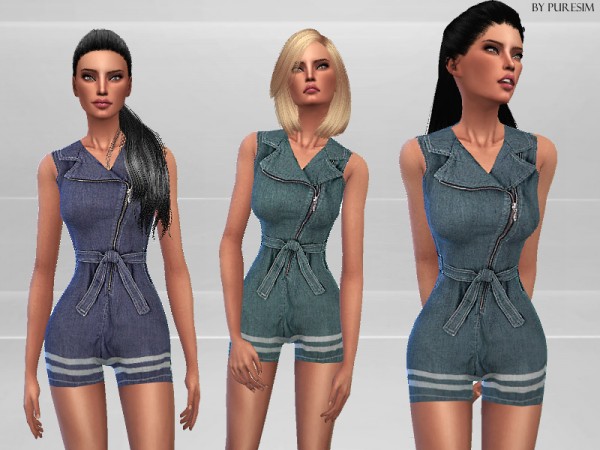  The Sims Resource: Casual Jumpsuits Set by PureSim