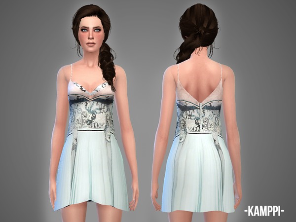  The Sims Resource: Kamppi   dress by April