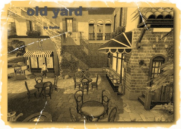  Architectural tricks from Dalila: Old yard