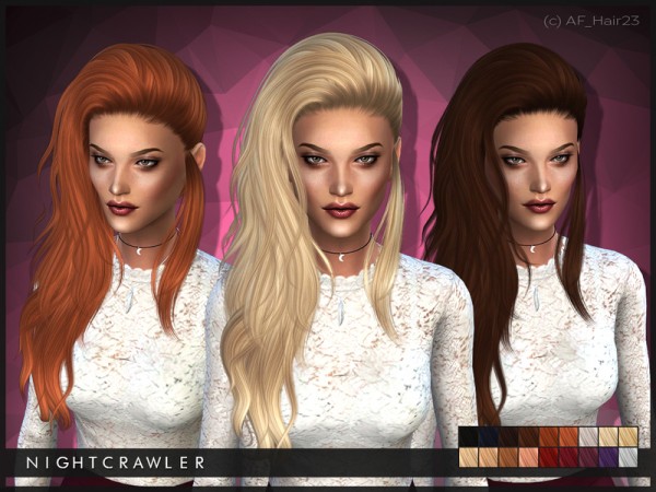  The Sims Resource: Nightcrawler hairstyle 23