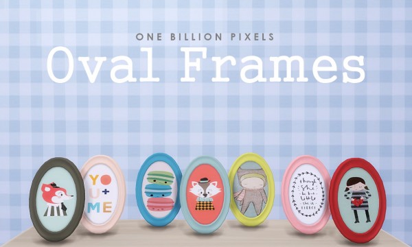 One Billion Pixels: Oval Frames