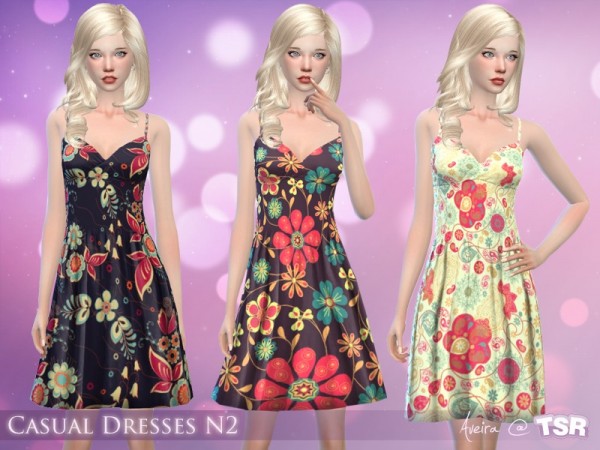  The Sims Resource: Casual Dresses by Aveira