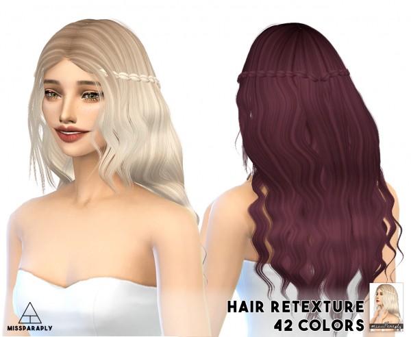  Miss Paraply: Hair retexture   Alesso Firenze   42 colors