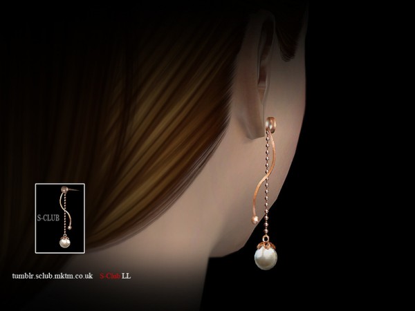  The Sims Resource: Earring 04 by S Club