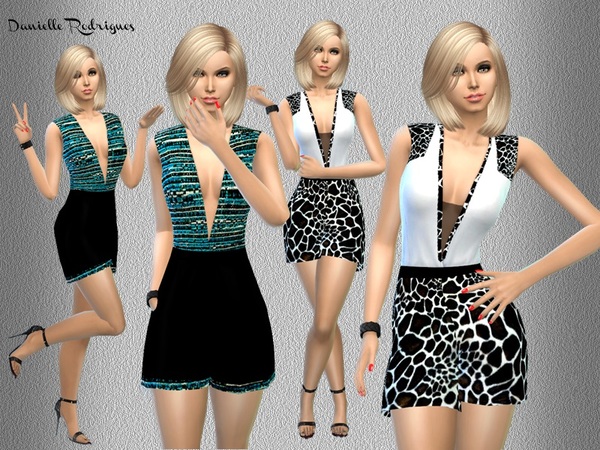  The Sims Resource: Elegant dress by Danielle Rodriguez