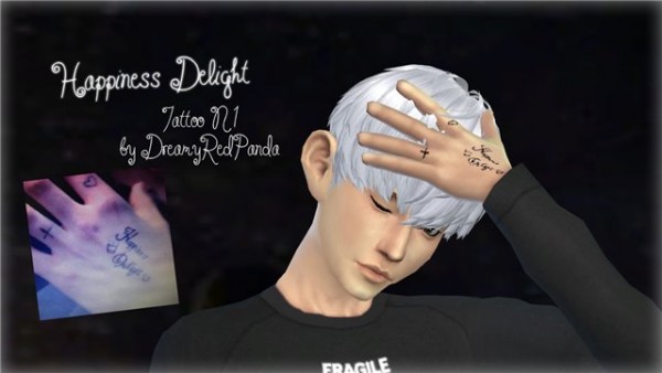  The Sims Models: Tattoo & Lipstick for TS4 by DreamyRedPanda