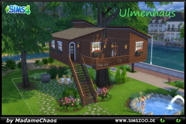  Blackys Sims 4 Zoo: Ulmen house by MadameChaos
