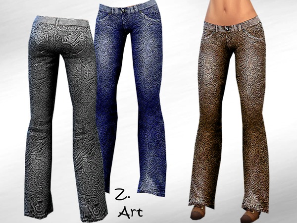  The Sims Resource: Newest Bootcut by Zuckerschnute20