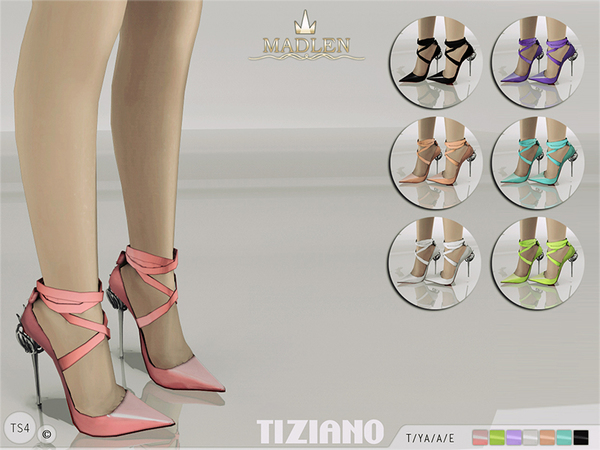  The Sims Resource: Madlen Tiziano Shoes by MJ95