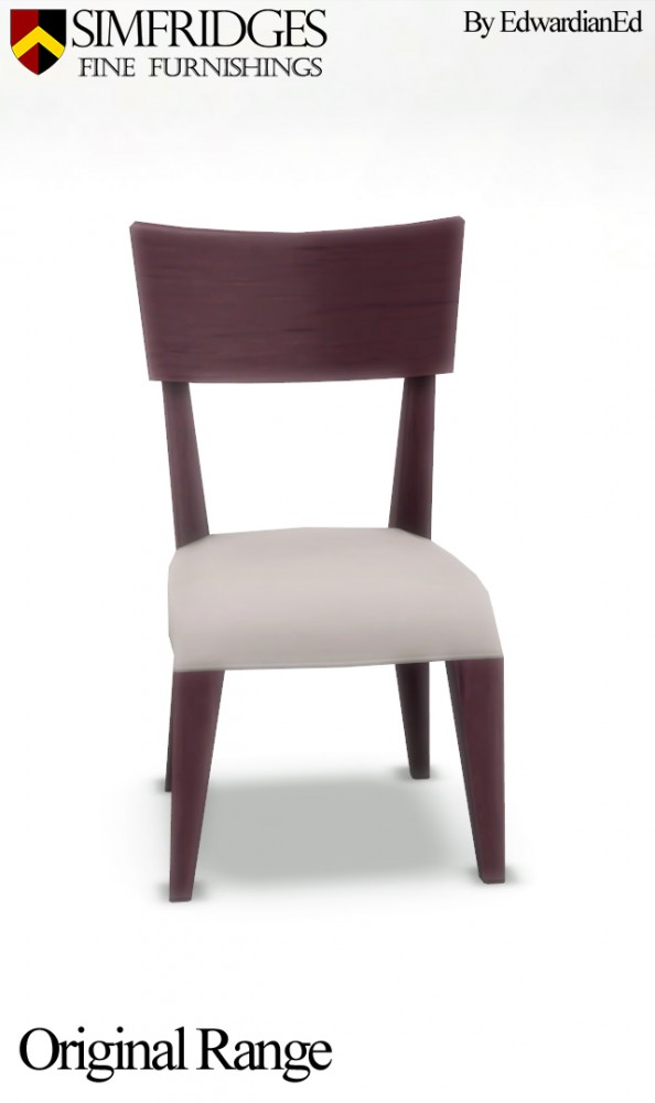  Mod The Sims: Mount of Comfort Dining Chair by edwardianed
