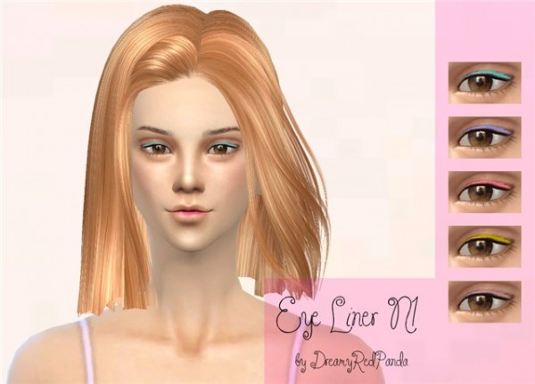  The Sims Models: Eyeliner for TS4 by DreamyRedPanda