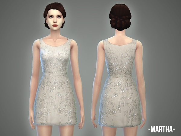  The Sims Resource: Martha dress by April