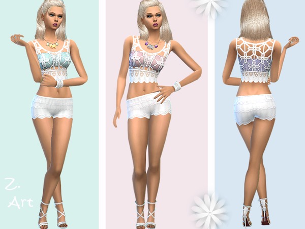 The Sims Resource: Sunshine outfit by Zuckerschnute20