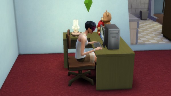 Mod The Sims: L desk by necrodog