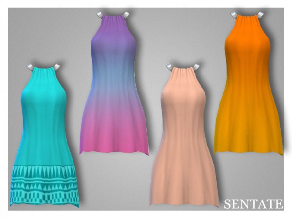  The Sims Resource: Bijou Dress by Sentate