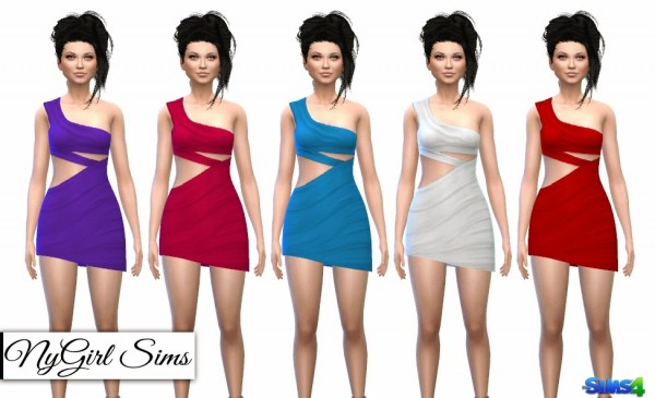  NY Girl Sims: Diagonal Dress Conversion
