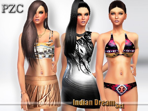  The Sims Resource: Indian Dream Set by Pinkzombiecupcake