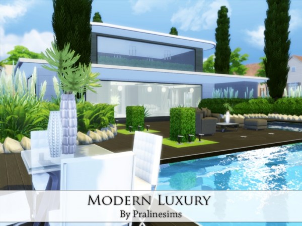 The Sims Resource: Modern Luxury house by Praline Sims