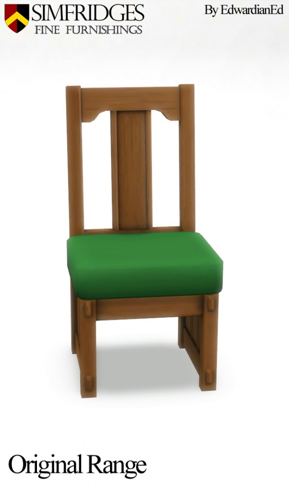  Mod The Sims: Sit Up Straight Dining Chair  by edwardianed