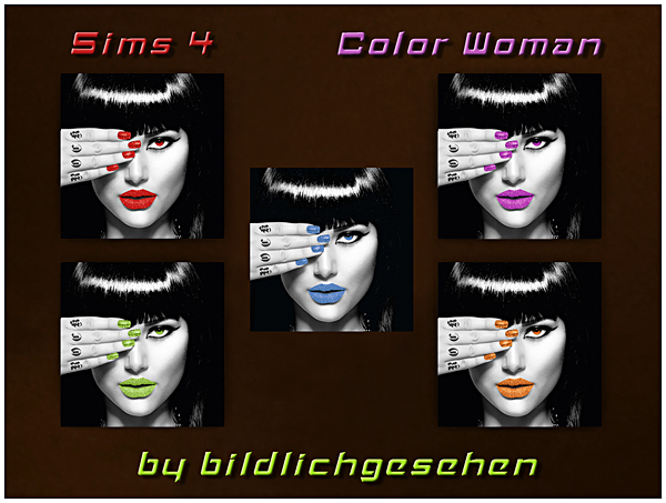  Akisima Sims Blog: Color Woman