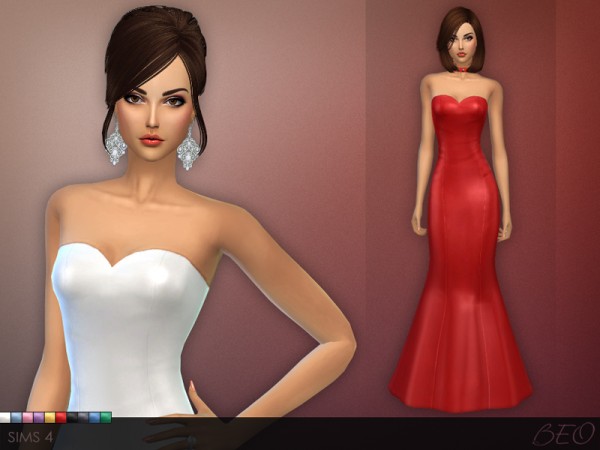  BEO Creations: Simple marmaid silhouette dress