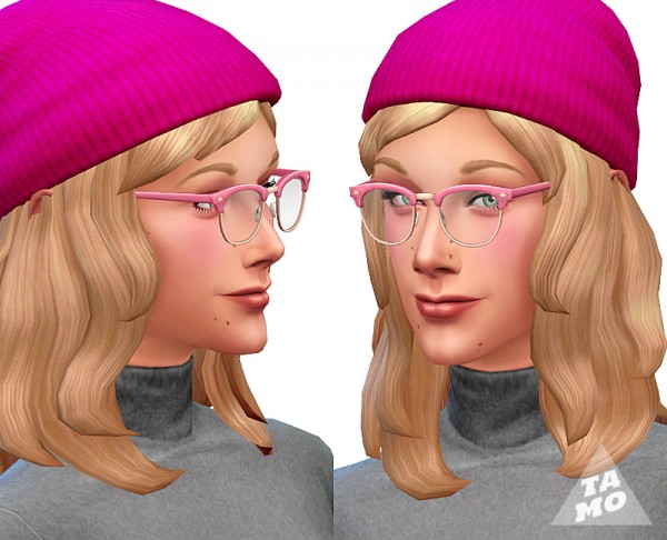  Mod The Sims: Simlish Clubmaster Glasses  by tamo