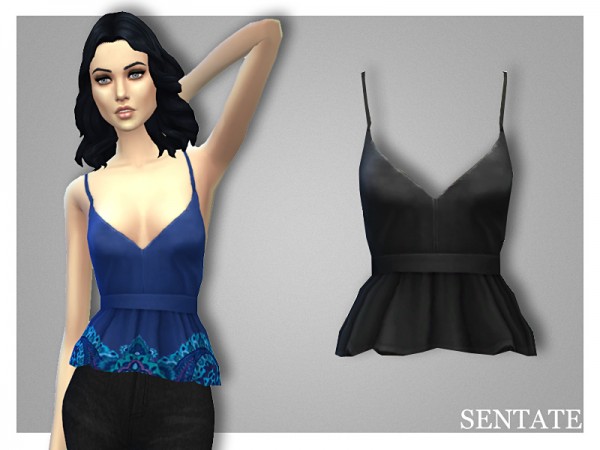  The Sims Resource: Edina Top by Sentate