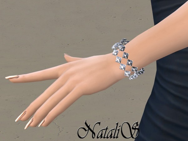  The Sims Resource: Gentle crystals bracelet by NataliS