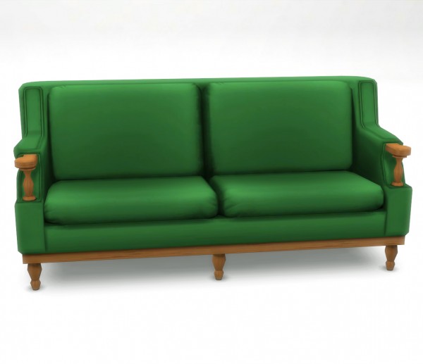  Mod The Sims: The Cuddler Loveseat converted from TS3 by edwardianed