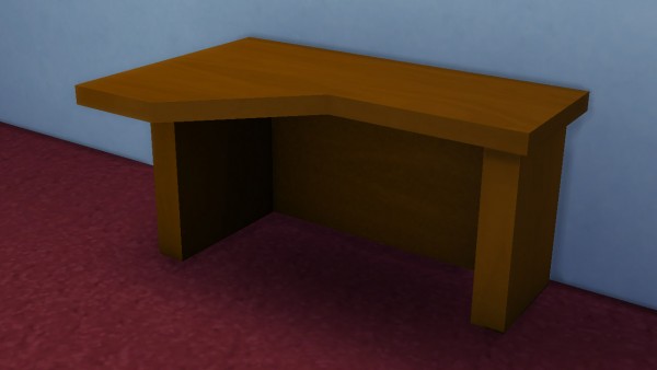  Mod The Sims: Corner desk by necrodog